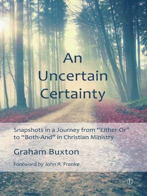 cover image of An Uncertain Certainty